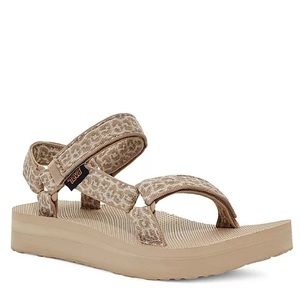 TEVA PLATFORM OUTDOOR SANDAL - leopard - women’s size 8